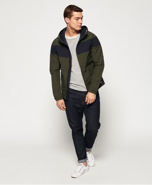 Superdry Dock Férfi Kabát Sötétkék/Khaki | SWAFG7261